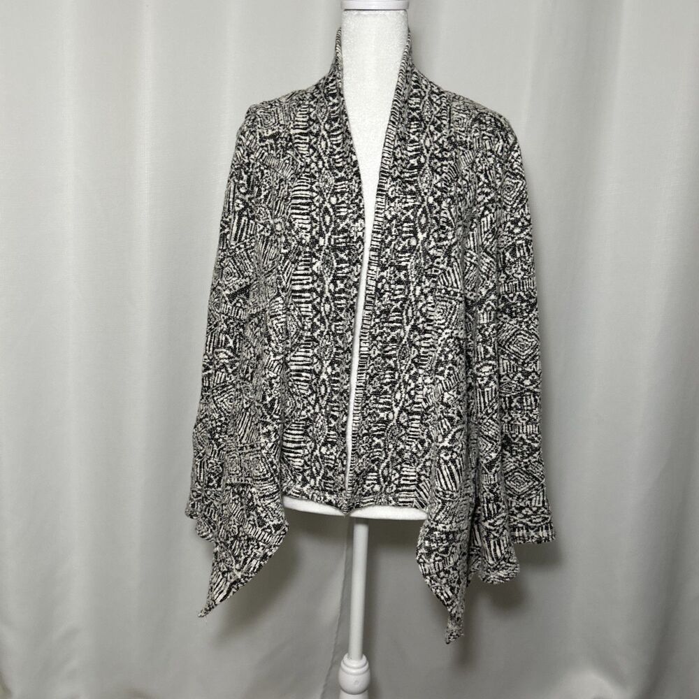 Ariat Open Front Swell Cardigan Sweater Women’s Large Aztec Western Boho Knit C1